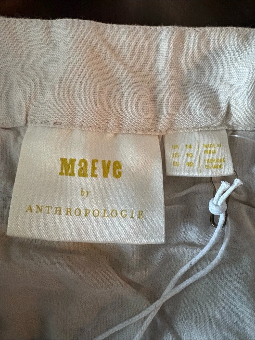 Maeve NWT for Anthropologie embroidered mini skirt  SIZE 10 (32x18) - Picture 5 of 7